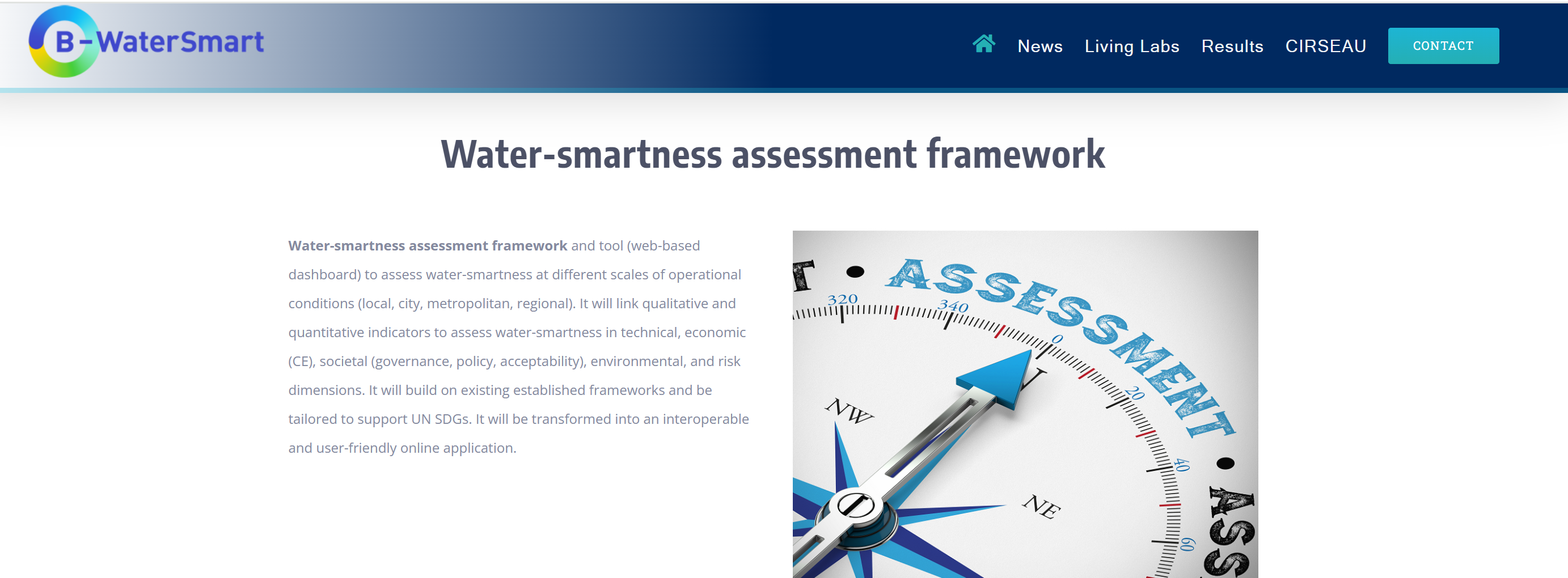 Water smartness assesment framework